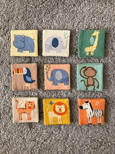 Látkové pexeso - zvieratká, 