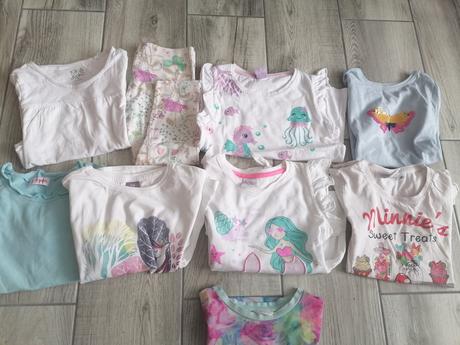 Letné tričká do škôlky - 110, leginky, 104–116