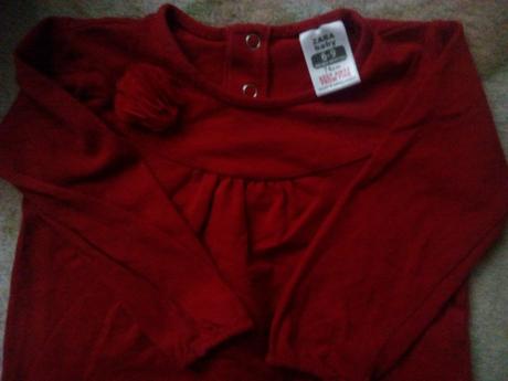 Tričko s kvetinkou, zara,74