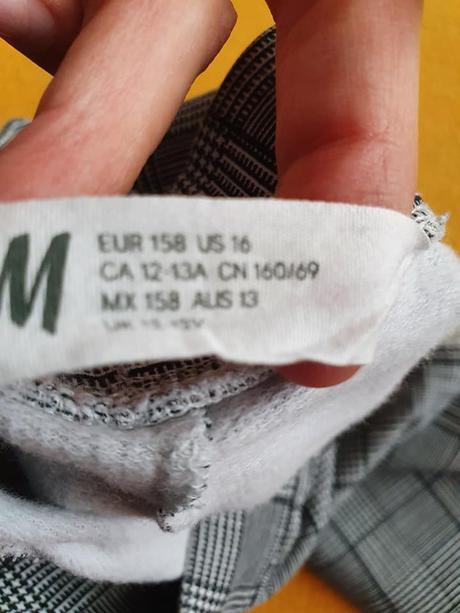 Kockované legínky č.158, h&m,158