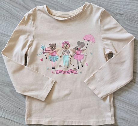 Tričko dlhy rukav, f&f,104