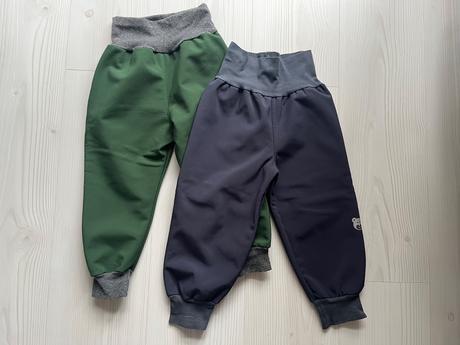 2x softshellove nohavice, 92