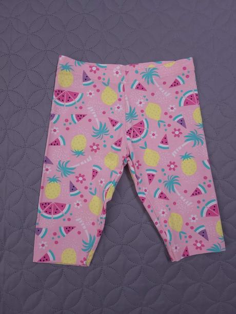 3 ks tricka + kratke leginky, len oprate, 104–116