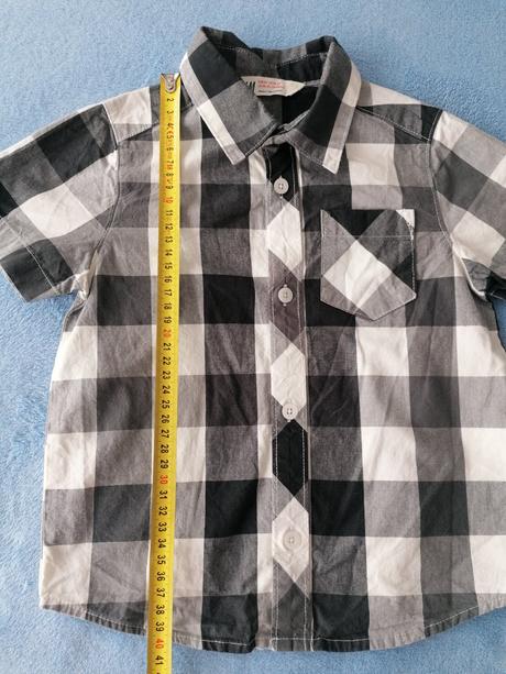 Karovana košeľa, h&m,92