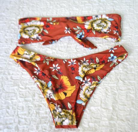 Bikiny zaful s kvetinovým vzorom, veľ. m, m