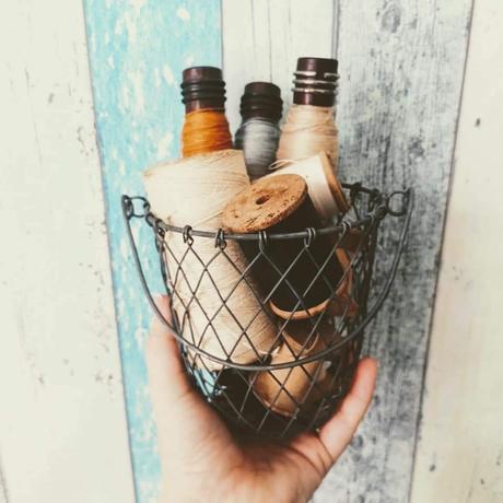 Ib laursen drotený košík pevný top stav, 