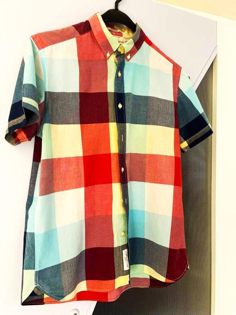 Vkusná pestrá košeľa m/l, h&m,l