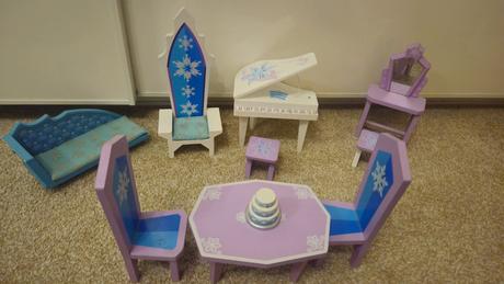 Barbie, elsa, dj pult nábytok, 