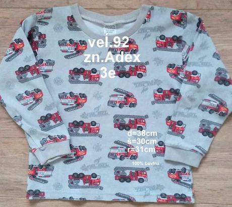 Tričko dlhý rukáv, veĺ.92, 92