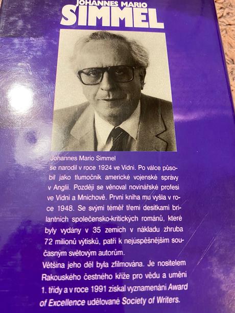 Svůj kalich hořkosti johannes mario simmel,