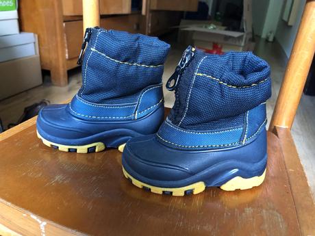 Zateplené gumené čižmičky, 19