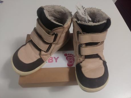 Zimné barefoot topánky baby bare, baby bare shoes,26