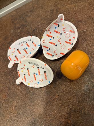 Nerozbalené kinder 4 kusy, 