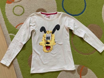 Dievčenský pulóvrik s meniacim psíkom, 140