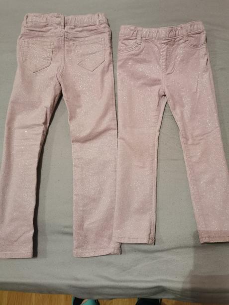 Trblietavé džeginy h&m 104 a 116, 104