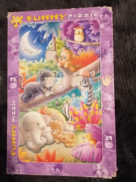 Puzzle so zvieratkami, 