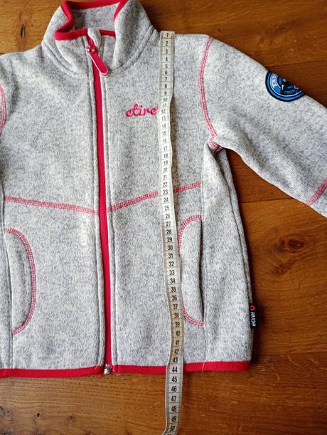 Dievčenská flisová mikina zn. etirel, veľ.116, etirel,116