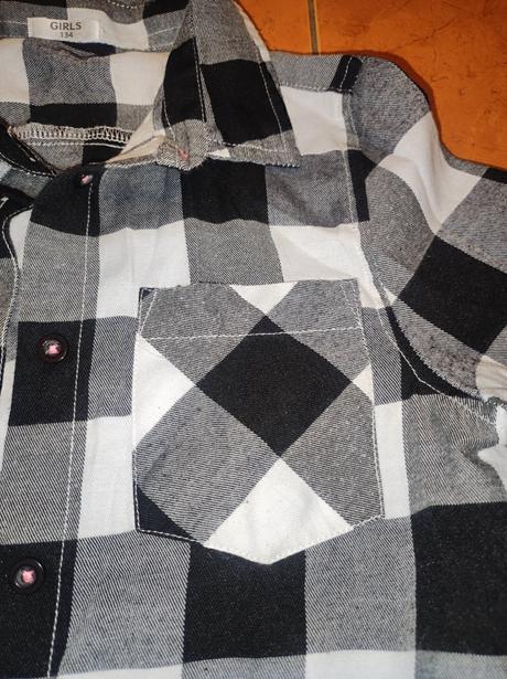 Košeľa s dlhým rukávom pre dievča 134, 134