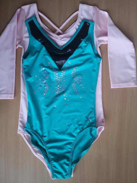 Body na gymnastiku veľ. cca 116/122, 122