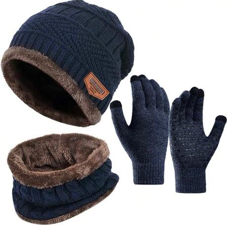 Čiapka, nákrčník a rukavice set, 122 - 158