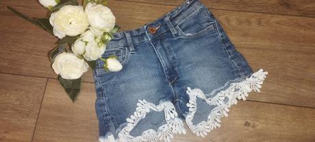 Štýlové riflové šortky, denim,116