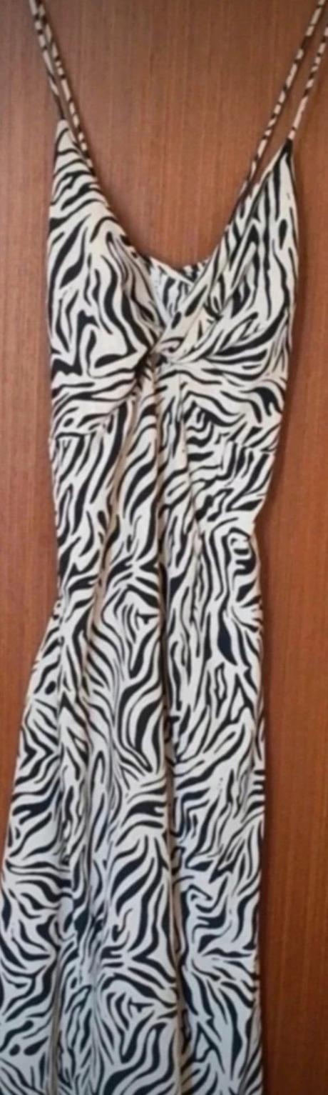 Letné šaty -zebra, s