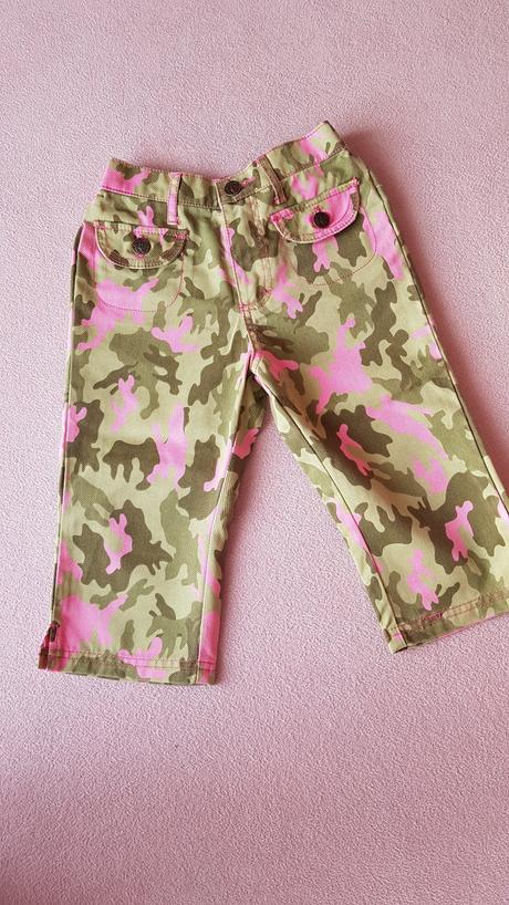 3/4 maskáčové nohavice, 116