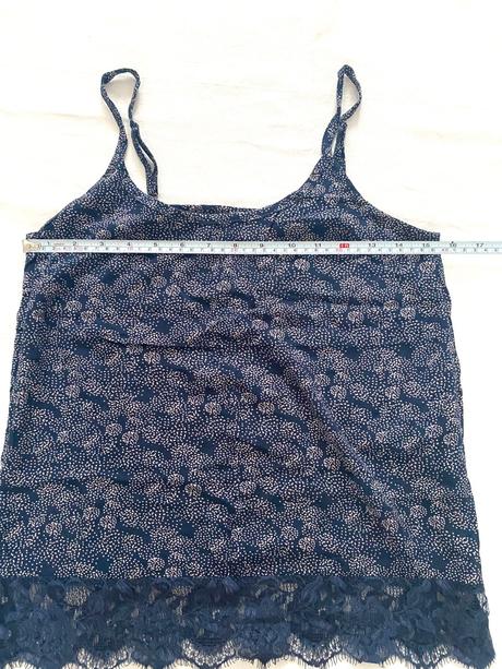 Tmavomodrý top s čipkou vero moda, vero moda,s