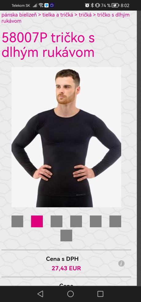 Bamboo tričko s dlhým rukávom, gina,s