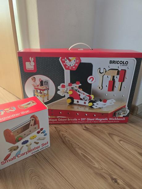 Janod bricolo pult s náradím,