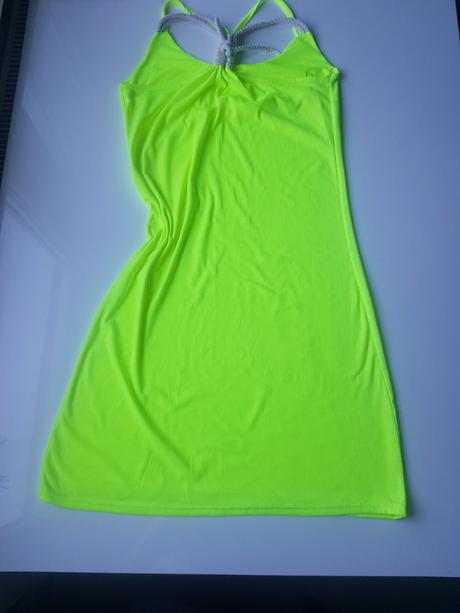 2ks letné šaty 1žlté m+1lososové m, m