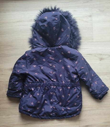 Dievčenská zimná bunda veľ. 94, vertbaudet,92