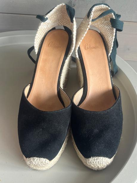 Letná elegancia castañer espadrilky, 39
