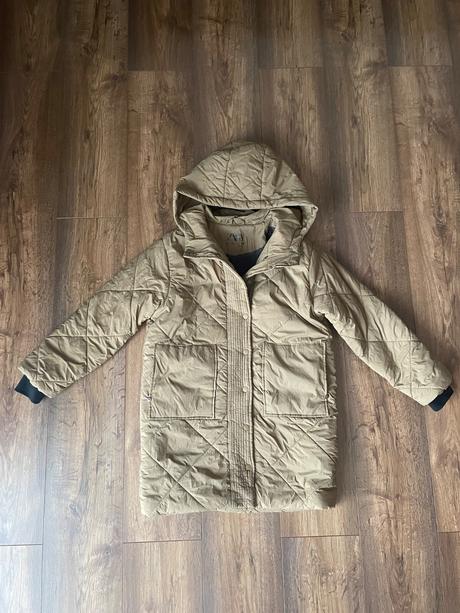 Dlhšia prešívaná bunda zara, zara,140