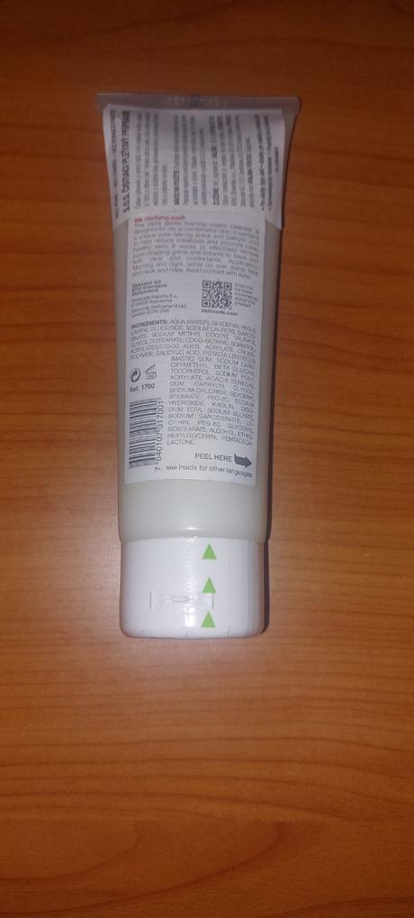 Čistiaci pletovy prípravok zn.skincode, 