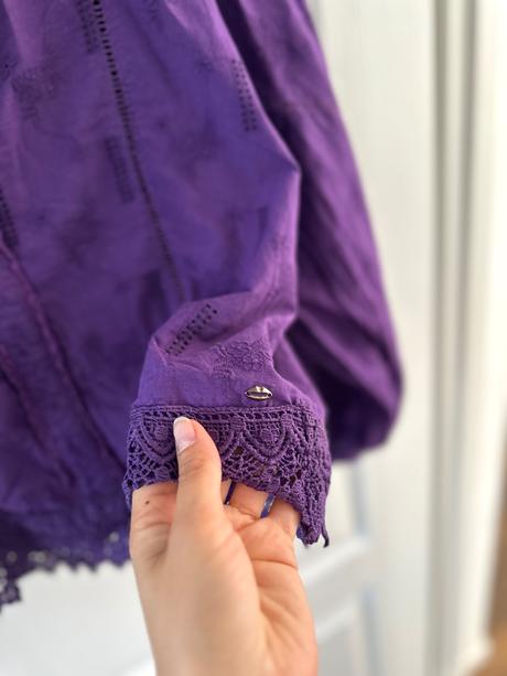 Čipkovaná blúzka, s