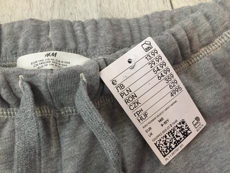 Chlapčenske teplaky 116, 140, h&m,116 / 140