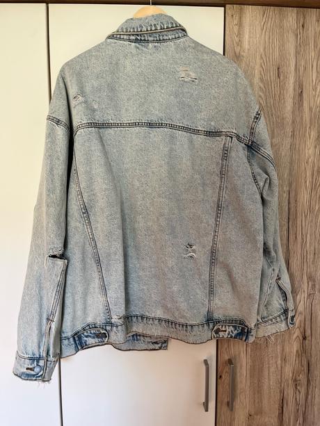 Riflová bunda, pull&bear,xl