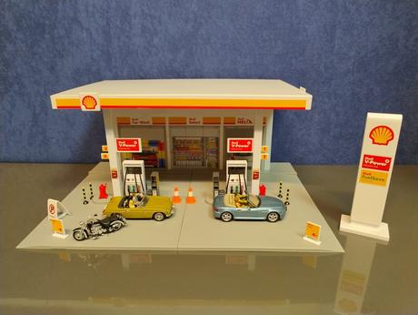 Model čerpacej stanice,