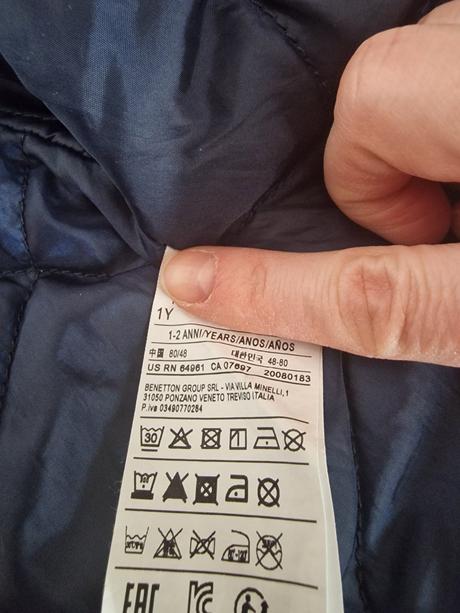 Bundička united colors of benetton 1-2r, benetton,92