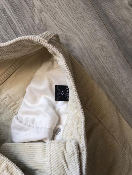 Menčestrové zvonové nohavice, xs