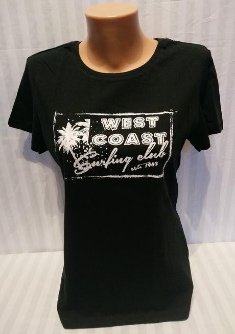 Dámsky čierny top west coast, stedman, l, l