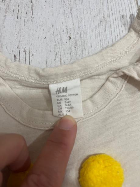 Tričko s krátkym rukavom 104 h&m, h&m,104