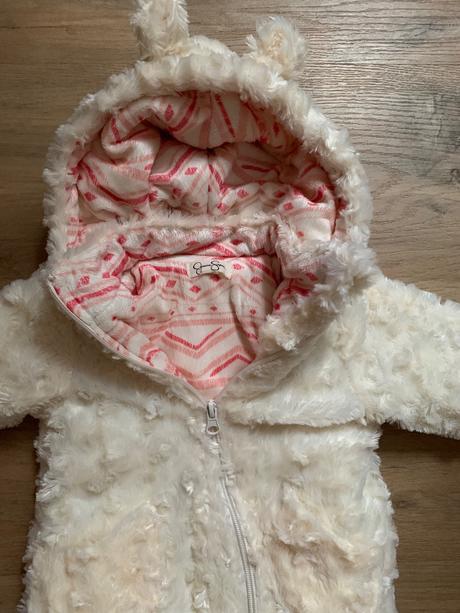 Plyšový, zimný overal jessica simpson, 68