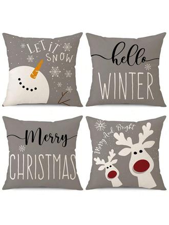 Obliečky na vankúše vianoce 4 pack poštovné zdarma,