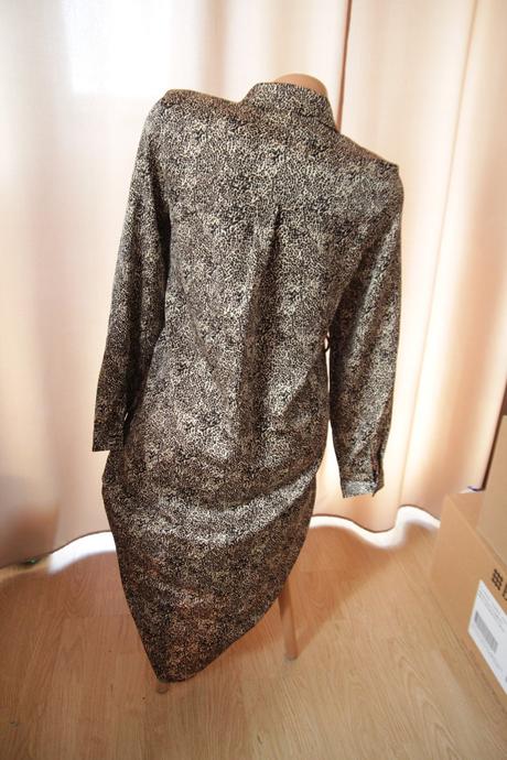 Leo saténové košeľové šaty m, m