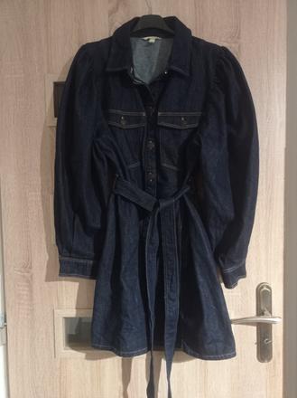 Riflové minišaty h&m, h&m,l