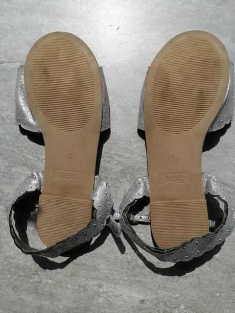 Sandálky zn next, v36-37, strieborné, next,36