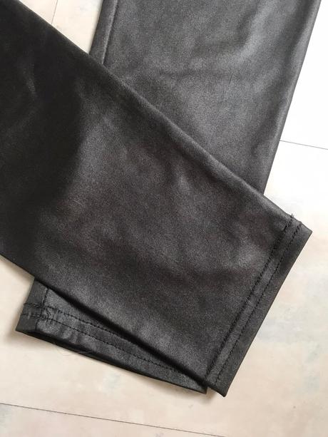 Legíny- jemne kovový vzhľad, papaya,42