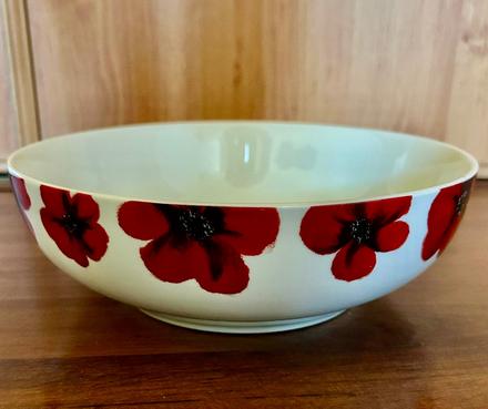 Porcelánová misa zn.f&f home vlčie maky pr.23 cm, 